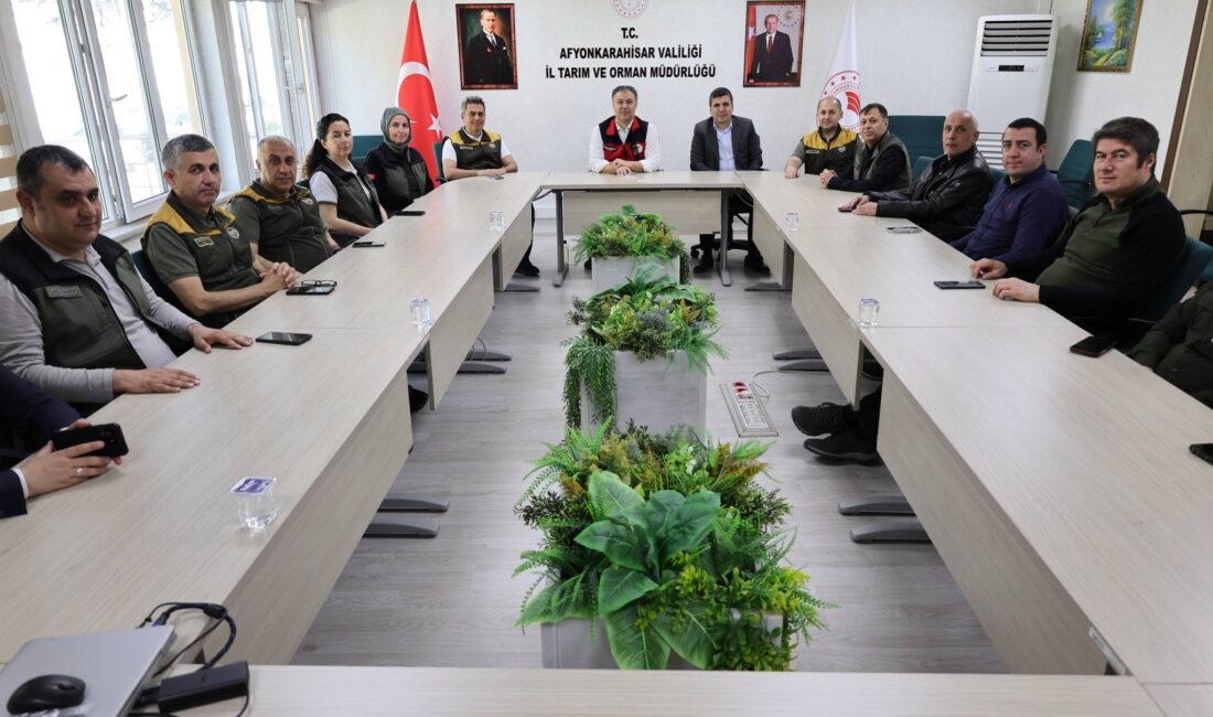 Afyonkarahisar Tarım ve Orman İl Müdürlüğü tarafından koordinasyon toplantısı gerçekleştirildi.