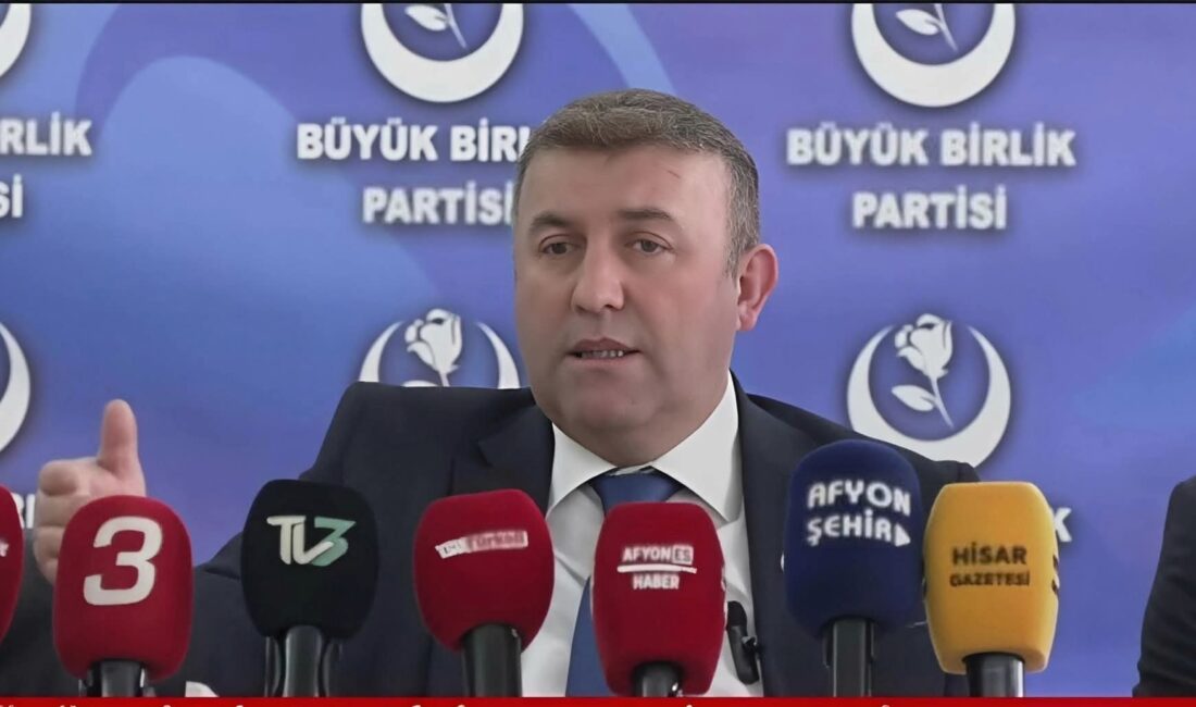 Büyük Birlik Partisi Afyonkarahisar İl Başkanı Süleyman Çağlar: Hem küresel