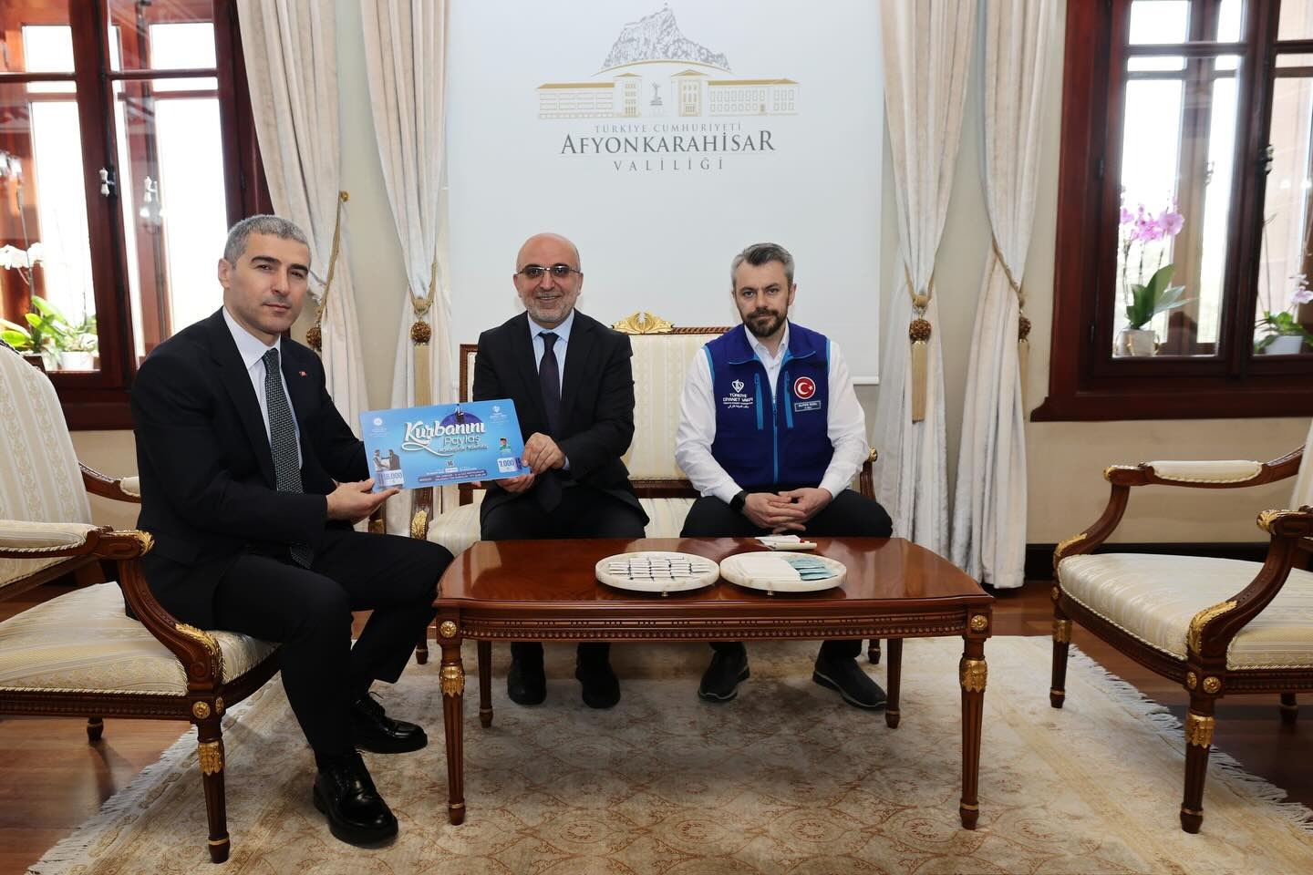Afyonkarahisar Valiliği tarafından yapılan açıklamaya göre, Naci Aktaş, vekaletle kurban