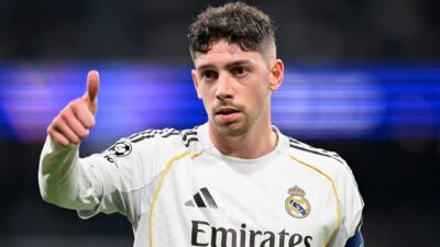 İspanya ekibi Real Madrid'in Uruguaylı futbolcusu Federico Valverde, yaklaşık 2