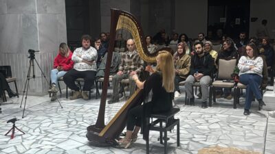 Arpist Güneş Hızlılar, 25. Afyonkarahisar Klasik Müzik Festivali'nin yedinci gününde