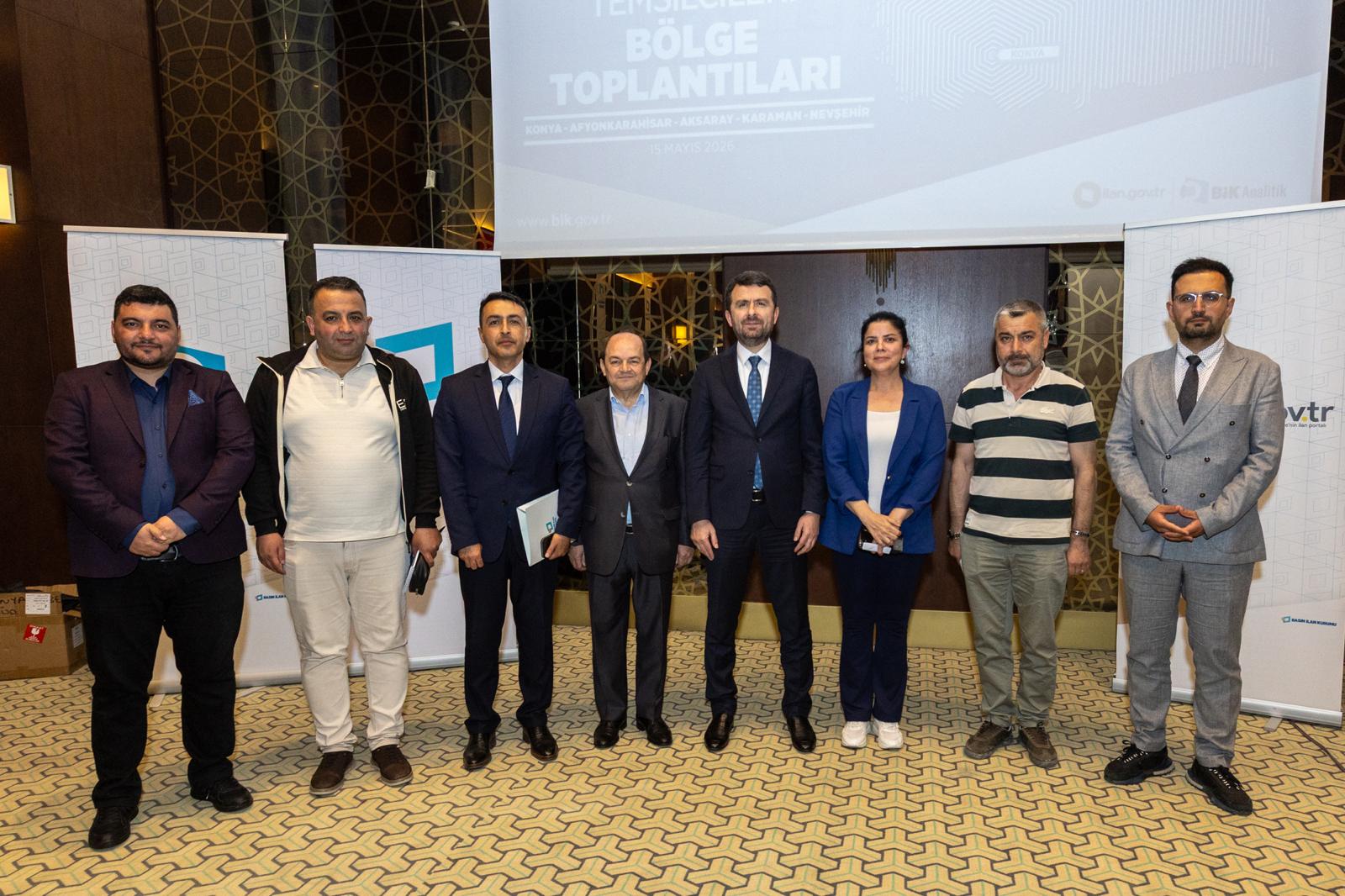 Basın İlan Kurumu (BİK) Genel Müdürü Abdulkadir Çay, Konya Bölge