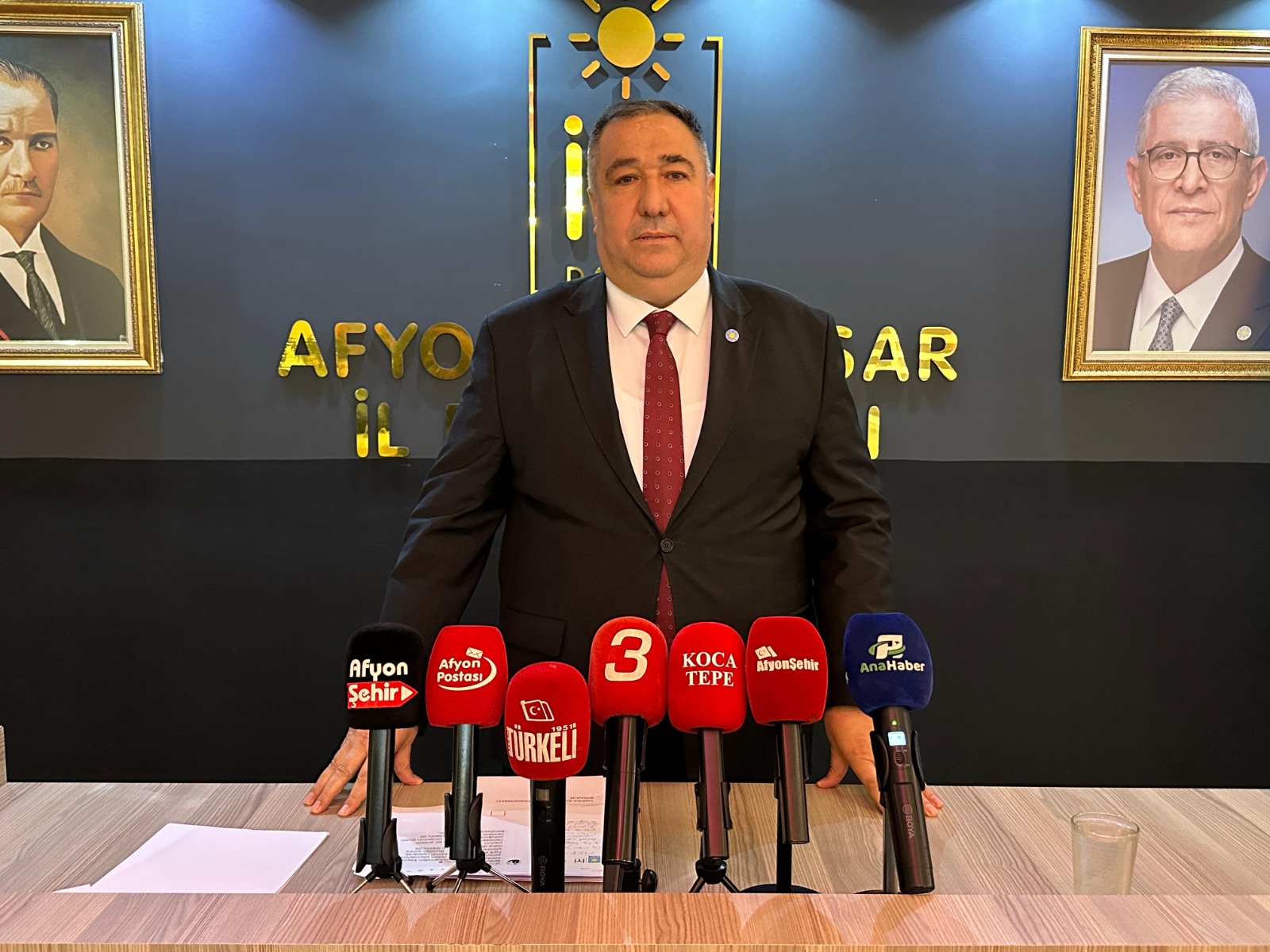 İYİ Parti Afyonkarahisar İl Başkanı Muhammet Mısırlıoğlu, 19 Mayıs Atatürk’ü