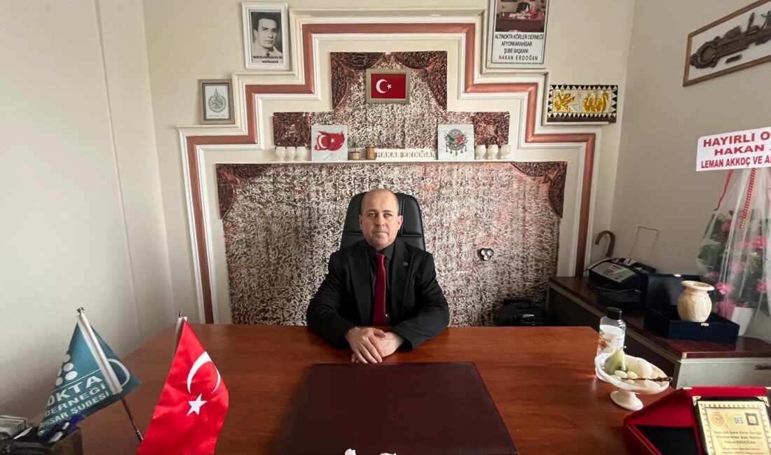 Altı Nokta Körler Derneği Afyonkarahisar Şube Başkanı ve Eğitimden Sorumlu