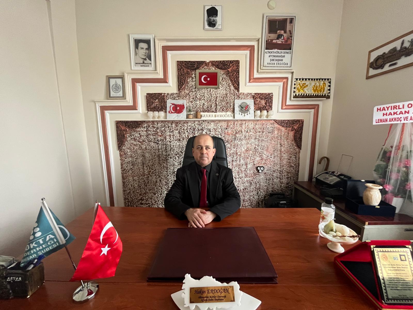 Altı Nokta Körler Derneği Afyonkarahisar Şube Başkanı ve Eğitimden Sorumlu