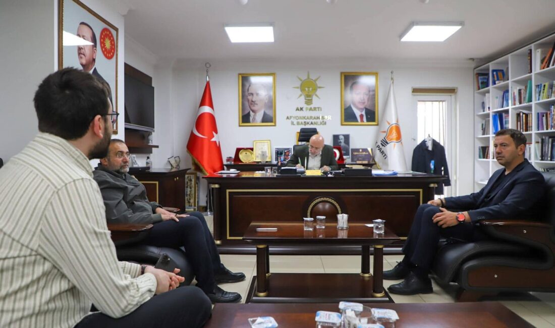 AK Parti Afyonkarahisar İl Başkanı Av. Turgay Şahin, teşkilat çalışmalarının