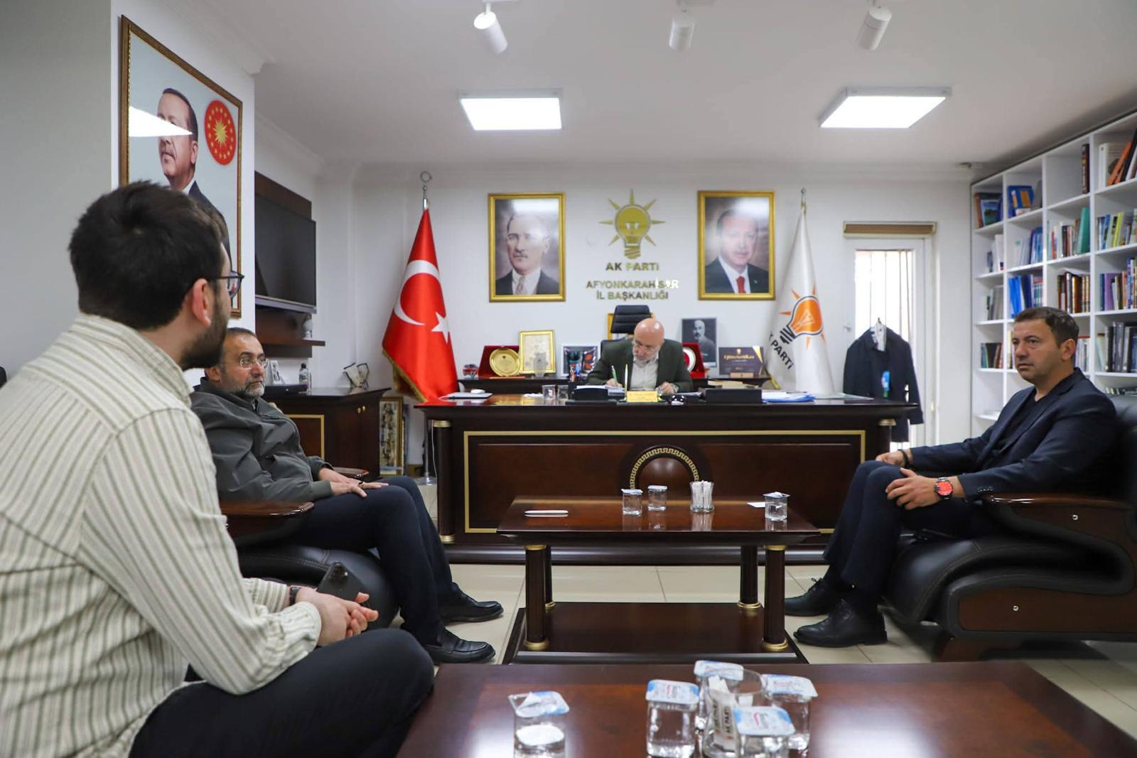 AK Parti Afyonkarahisar İl Başkanı Av. Turgay Şahin, teşkilat çalışmalarının