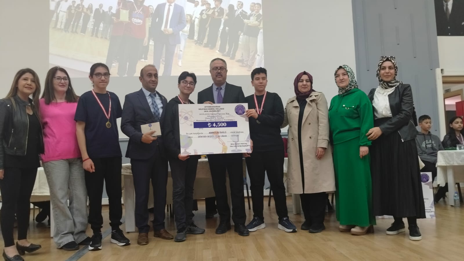 Süleyman Demirel Fen Lisesi Okul Aile Birliği tarafından düzenlenen Ortaokullar