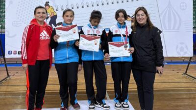 Denizli’de düzenlenen Okul Sporları Floor Curling Küçük Kızlar Bölge Müsabakaları’nda