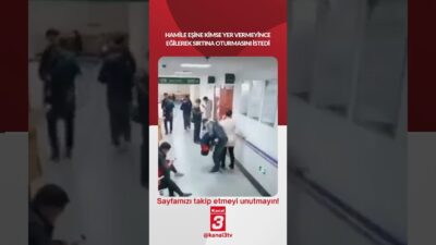 Hamile eşine kimse yer vermeyince eğilerek sırtına oturmasını istedi! 📶https://kanal3.com.tr/