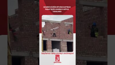 Kendini müziğin ritmine kaptıran inşaat işçisi, kameraya böyle yakalandı… 📶https://kanal3.com.tr/