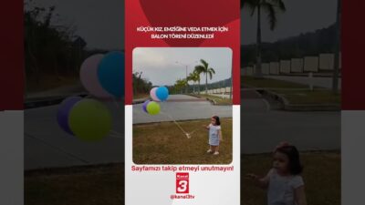 Küçük kız, emziğine veda etmek için balon töreni düzenledi… 📶https://kanal3.com.tr/