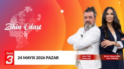 Kanal 3Paz, Mayıs 24, 2026 10:01amURL:Embed:Zihin Odası | 24 Mayıs
