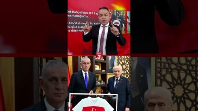 MHP Genel Başkanı Devlet Bahçeli, Türkiye Futbol Federasyonu Başkanı İbrahim