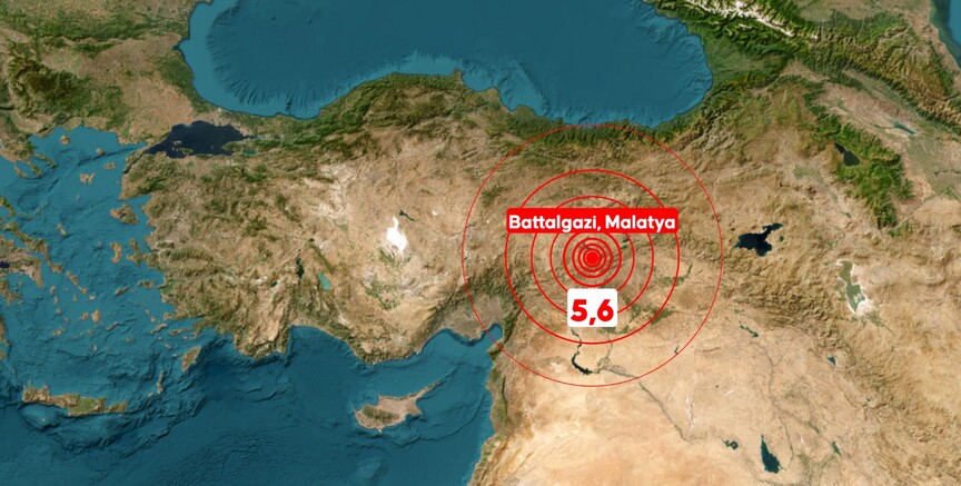Malatya’nın Battalgazi ilçesinde saat 09.00’da meydana gelen 5,6 büyüklüğündeki deprem,