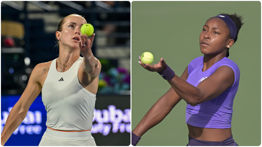 Roma Açık Tenis Turnuvası'nda tek kadınlar kategorisinde ABD’li raket Coco