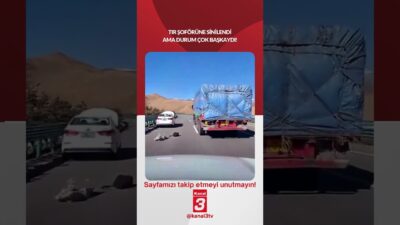 Tır şoförüne sinilendi ama durum çok başkaydı! 📶https://kanal3.com.tr/ Sosyal Medya