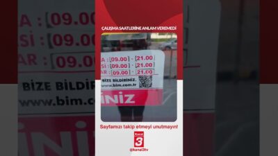 Çalışma saatlerine anlam veremedi… 📶https://kanal3.com.tr/ Sosyal Medya Hesaplarımızı Takip Ederek