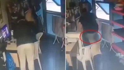 İstanbul Küçükçekmece’de bir zincir markette bölge sorumlusu olarak çalışan erkek