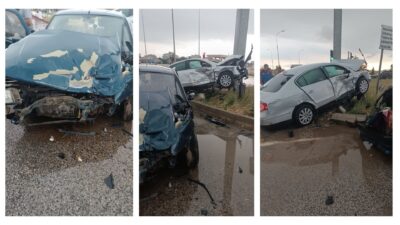 Eskişehir-Afyonkarahisar yolunda iki aracın çarpıştığı trafik kazasında 2'si ağır 4