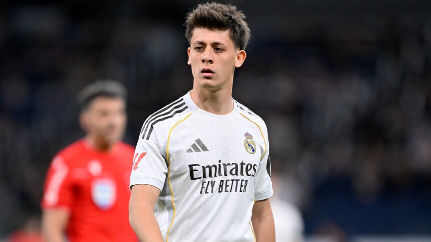 Real Madrid forması giyen milli futbolcu Arda Güler, UEFA Şampiyonlar