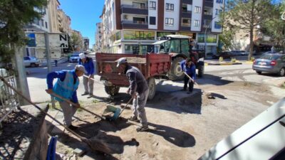 Sandıklı Belediyesi, ilçede etkili olan yoğun yağış ve dolu felaketinin