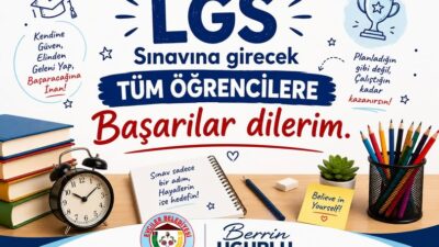 Afyonkarahisar’ın Evciler ilçesinde, yarın gerçekleştirilecek olan Liselere Geçiş Sistemi (LGS)