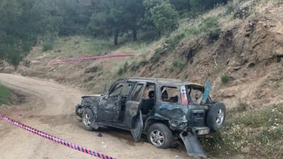 Aydın'ın Karacasu ilçesinde şarampole devrilen cipin sürücüsü hayatını kaybetti, 2