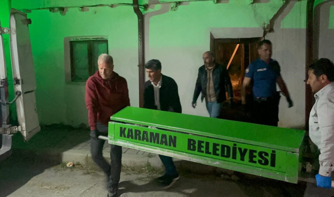 Karaman'da tek başına hayatını sürdüren 66 yaşındaki bir şahıs, ev