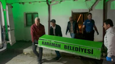 Karaman'da tek başına hayatını sürdüren 66 yaşındaki bir şahıs, ev
