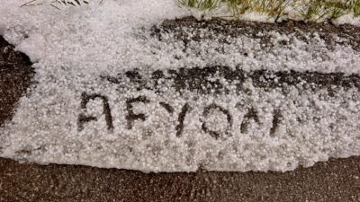 Afyonkarahisar'da aniden bastıran şiddetli dolu yağışı, hayatı olumsuz etkiledi. Ceviz