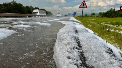 Afyonkarahisar genelinde aniden bastıran ve tarım arazilerinde ciddi hasara yol