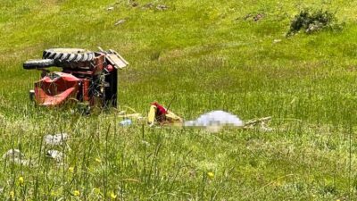 Çorum’un Osmancık ilçesinde akşam saatlerinde yürekleri ağza getiren korkunç bir