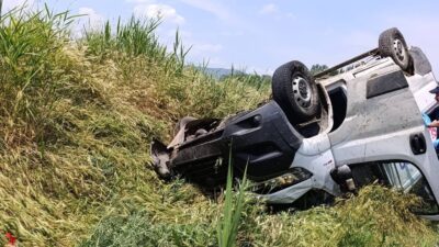Denizli’nin Baklan ilçesinde öğle saatlerinde meydana gelen feci tek taraflı