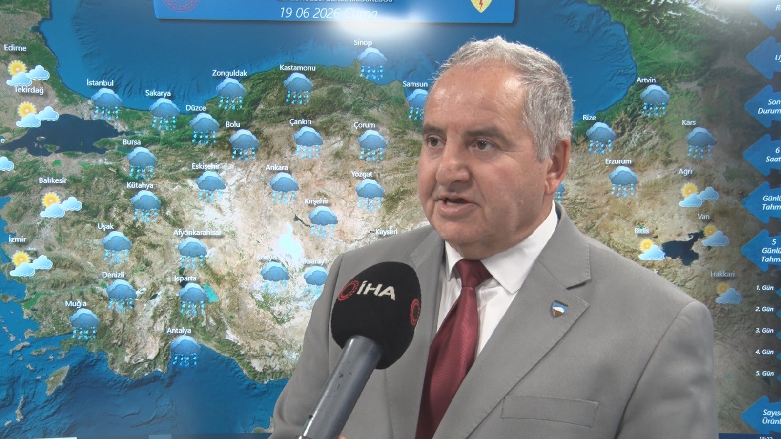 Çevre, Şehircilik ve İklim Değişikliği Bakanlığı bünyesinde faaliyet gösteren Meteoroloji