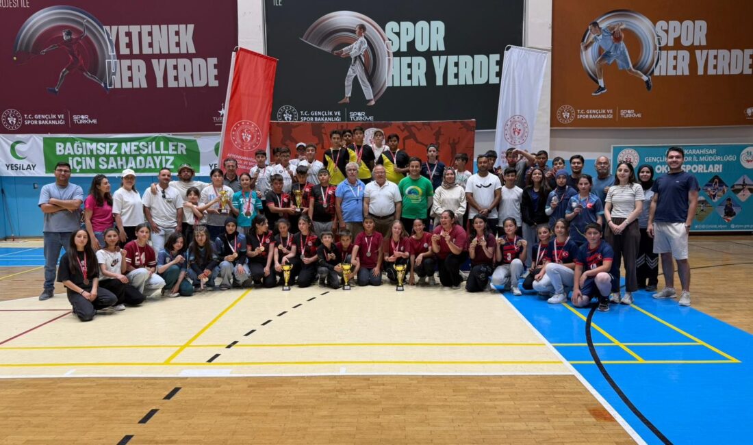Afyonkarahisar genelinde genç sporcuların yeteneklerini sergilediği ve büyük bir heyecana