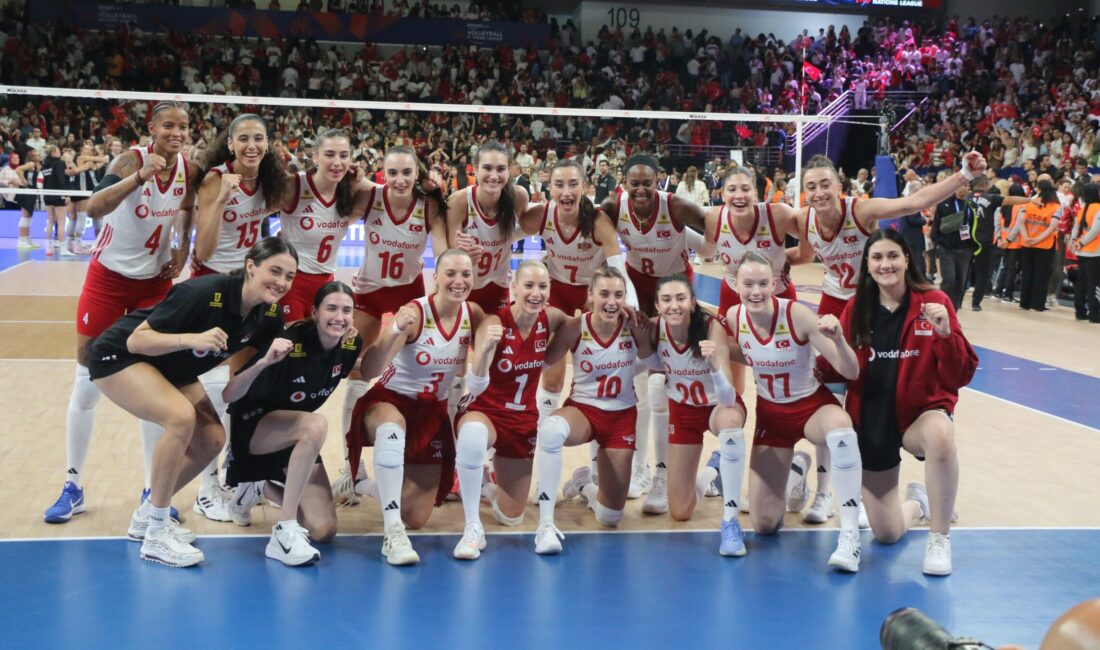2026 Voleybol Milletler Ligi Ankara etabında mücadele eden A Milli