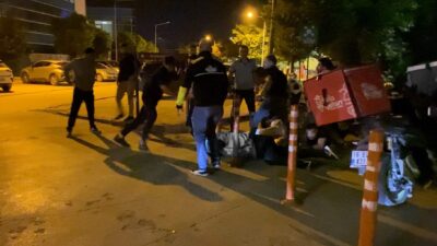 Bursa'nın İnegöl ilçesinde motokuryeler ile gıda satışı yapan işletme sahipleri