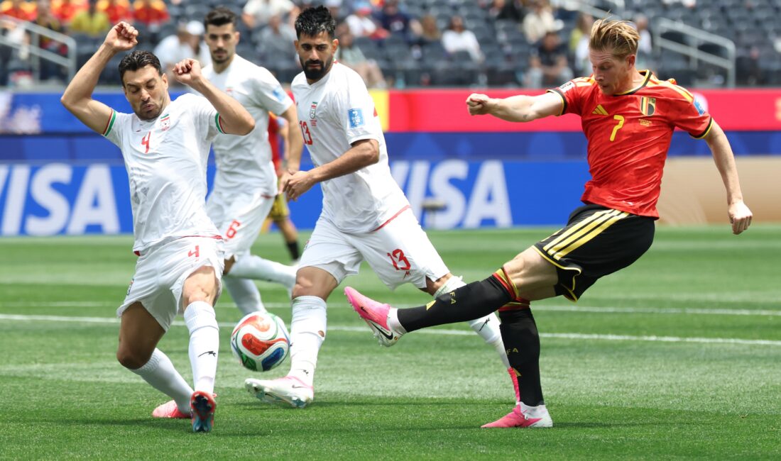 2026 FIFA Dünya Kupası G Grubu ikinci maçında Belçika ile