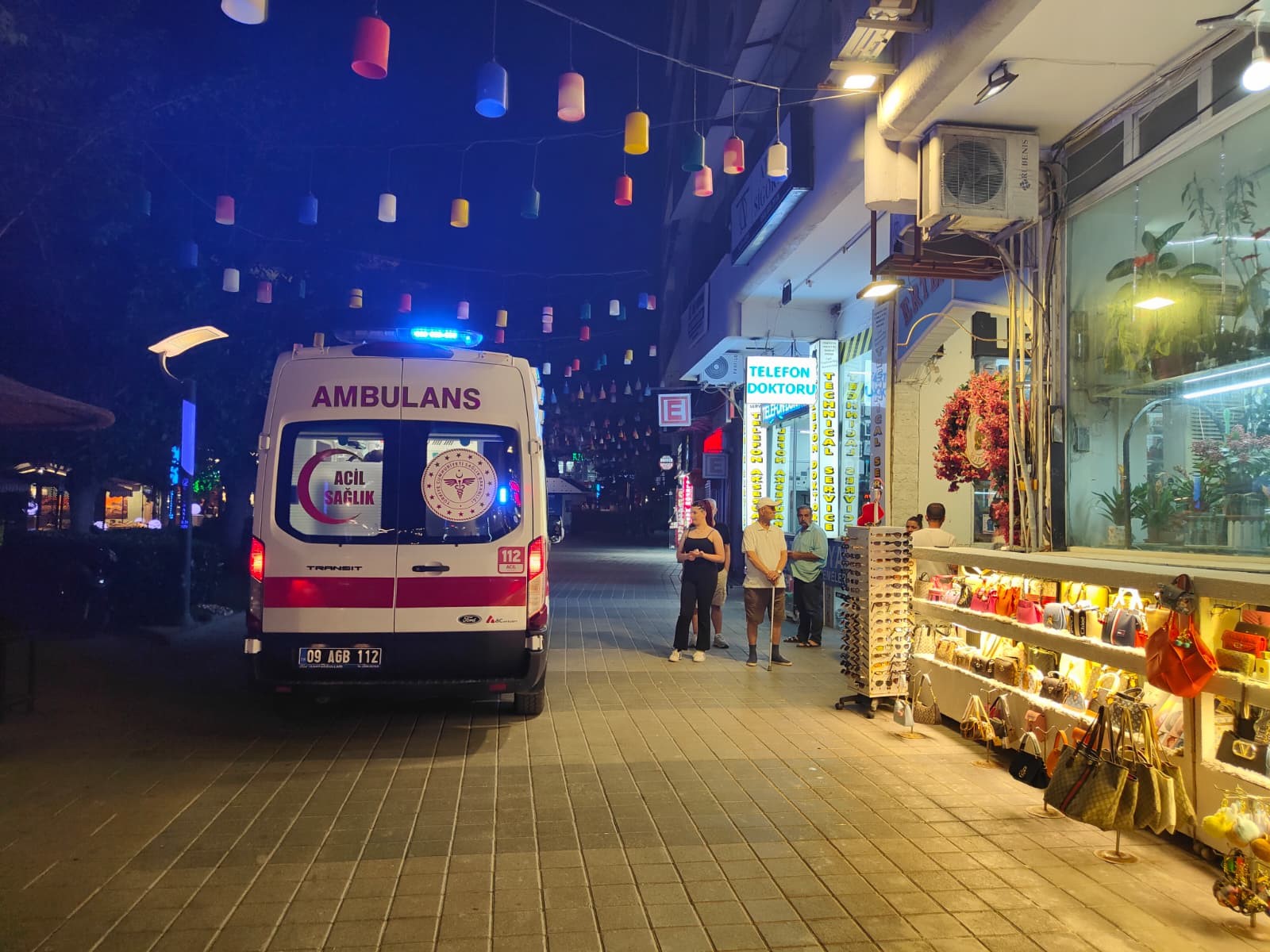Aydın’ın Kuşadası ilçesinde dün gece saatlerinde meydana gelen feci olayda,