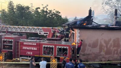 Erzincan, sabah saatlerinde gelen acı bir yangın haberiyle sarsıldı. Mahalle