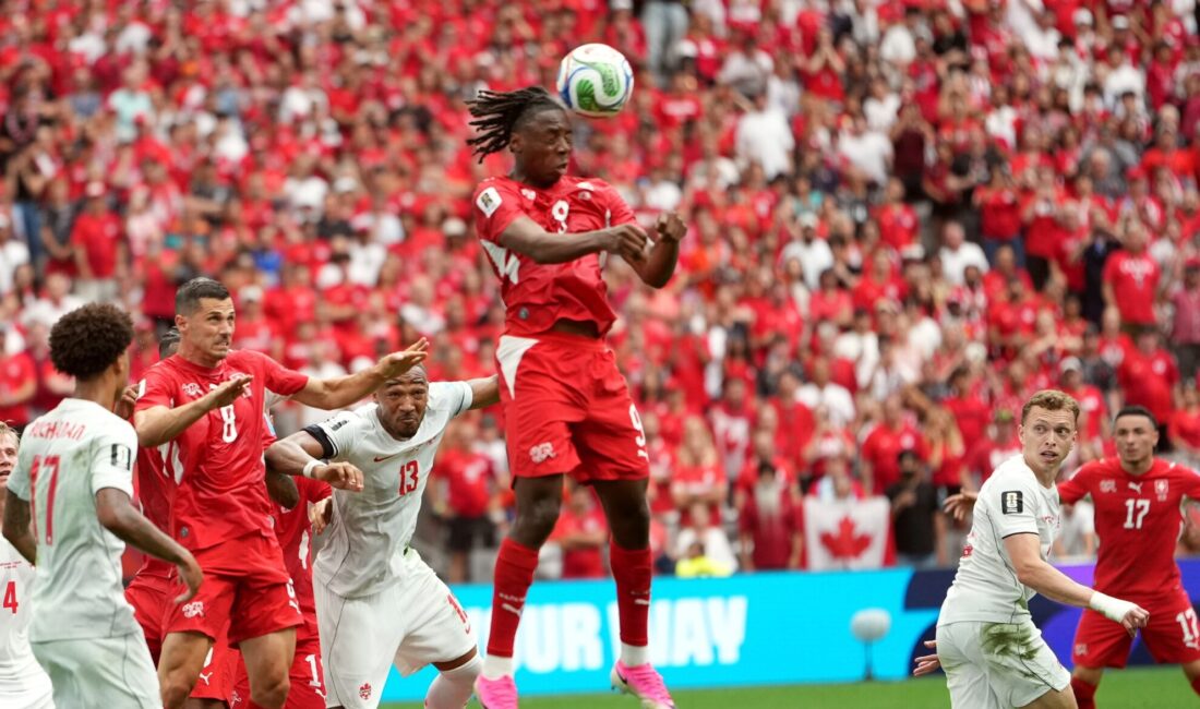 2026 FIFA Dünya Kupası'nda İsviçre, Kanada'yı 2-1 yenerek B Grubu'nu