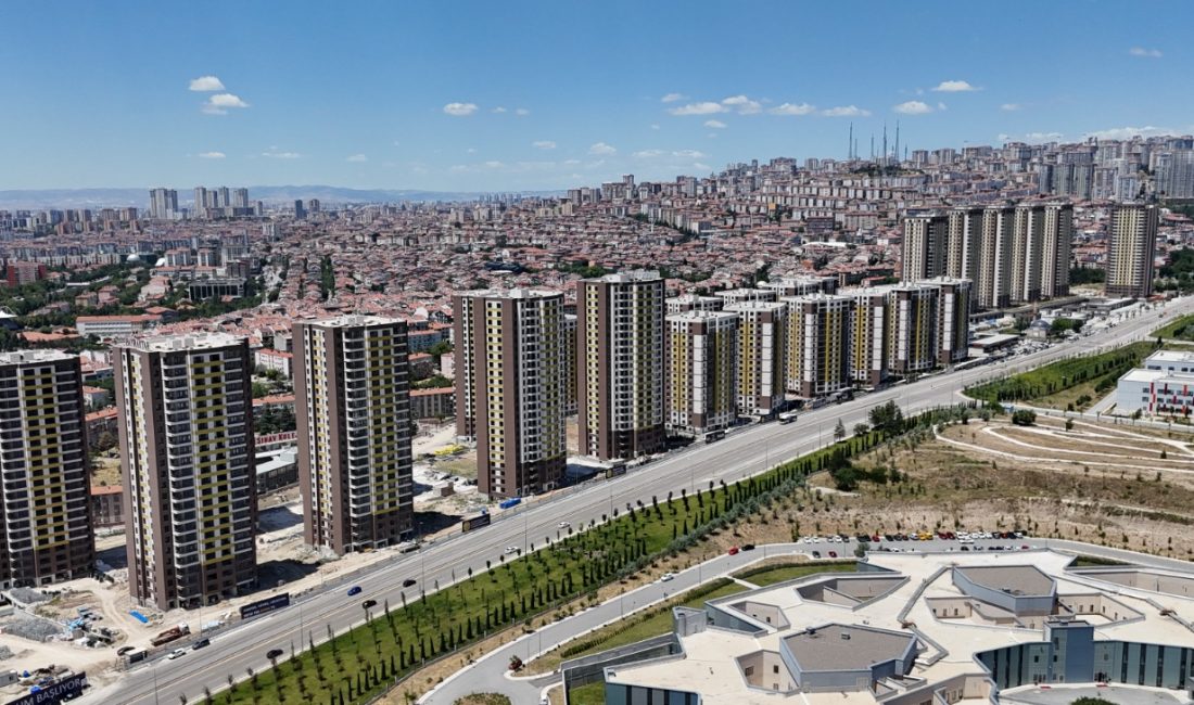Bayraktar İnşaat’ın Ankara Yenimahalle’de inşa ettiği Adres Ankara Evleri projesinde