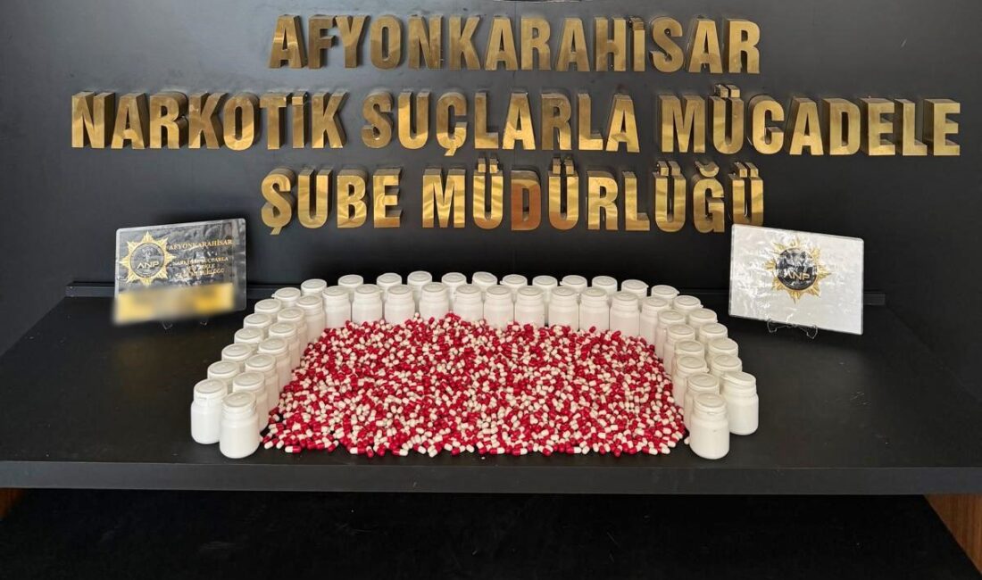 Afyonkarahisar İl Emniyet Müdürlüğü ekiplerince uyuşturucu ile mücadele kapsamında yürütülen