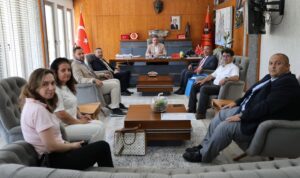 Afyonkarahisar’ın Dinar ve Sandıklı ilçelerinden oluşan bir heyet, Antalya Karayolları