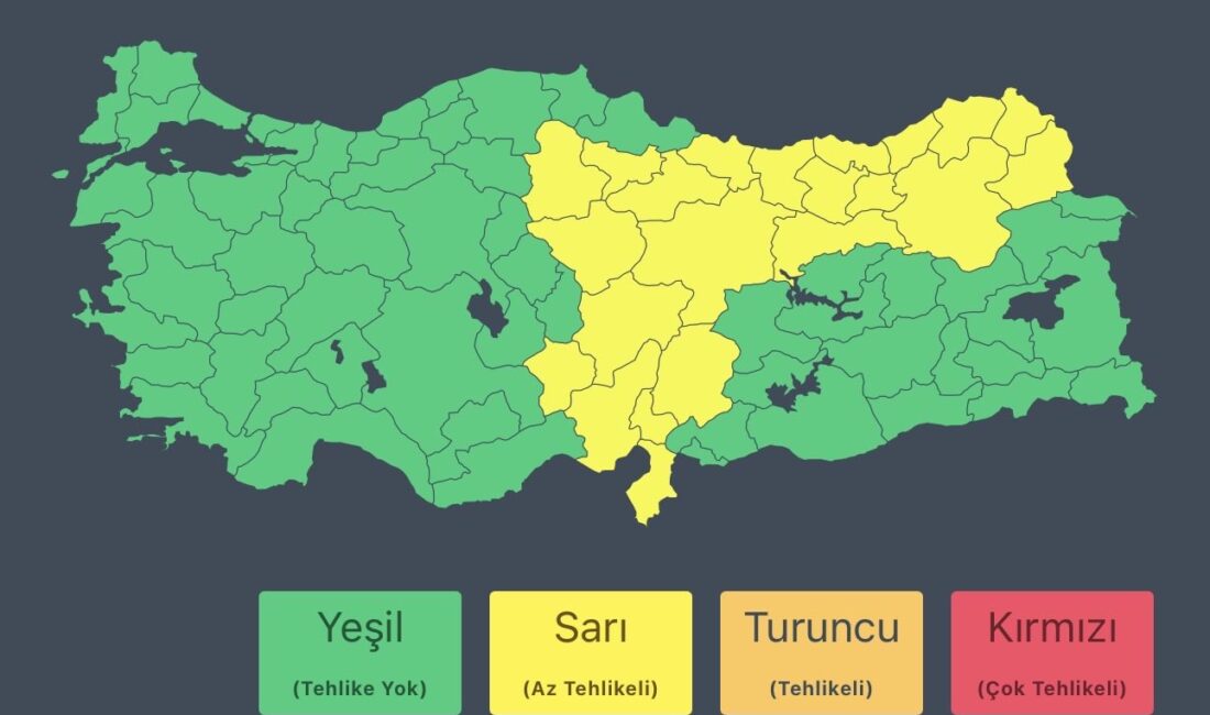 Meteoroloji Genel Müdürlüğü’nün yaptığı son değerlendirmelere göre yurdun birçok bölgesinde