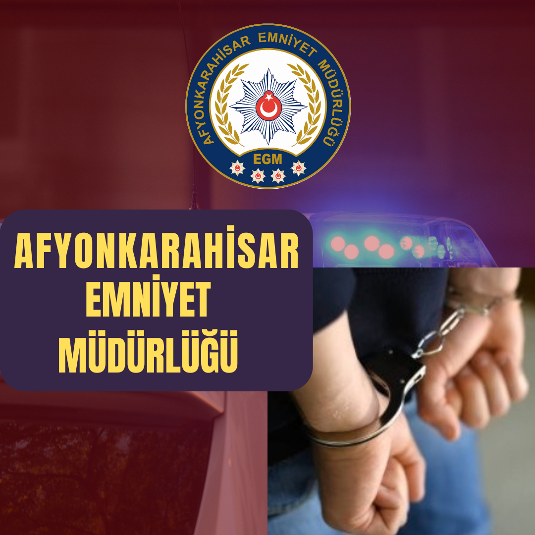 Afyonkarahisar İl Emniyet Müdürlüğü ekipleri, şehir genelinde huzur ve güven