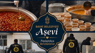 Afyonkarahisar’ın Bayat ilçesinde, sosyal belediyecilik çalışmaları kapsamında faaliyetlerini sürdüren Bayat