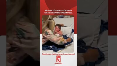 Bir anne, oğlunun 16 gün sonra komadan uyandığı haberini aldı…