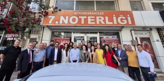 Cumhuriyet Halk Partisi Afyonkarahisar örgütü, 38. dönem kurultay delegelerinin tamamının